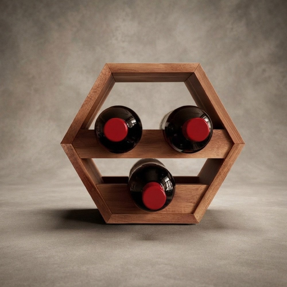Alvéole Hexagonale Bois · 3 — vue 2