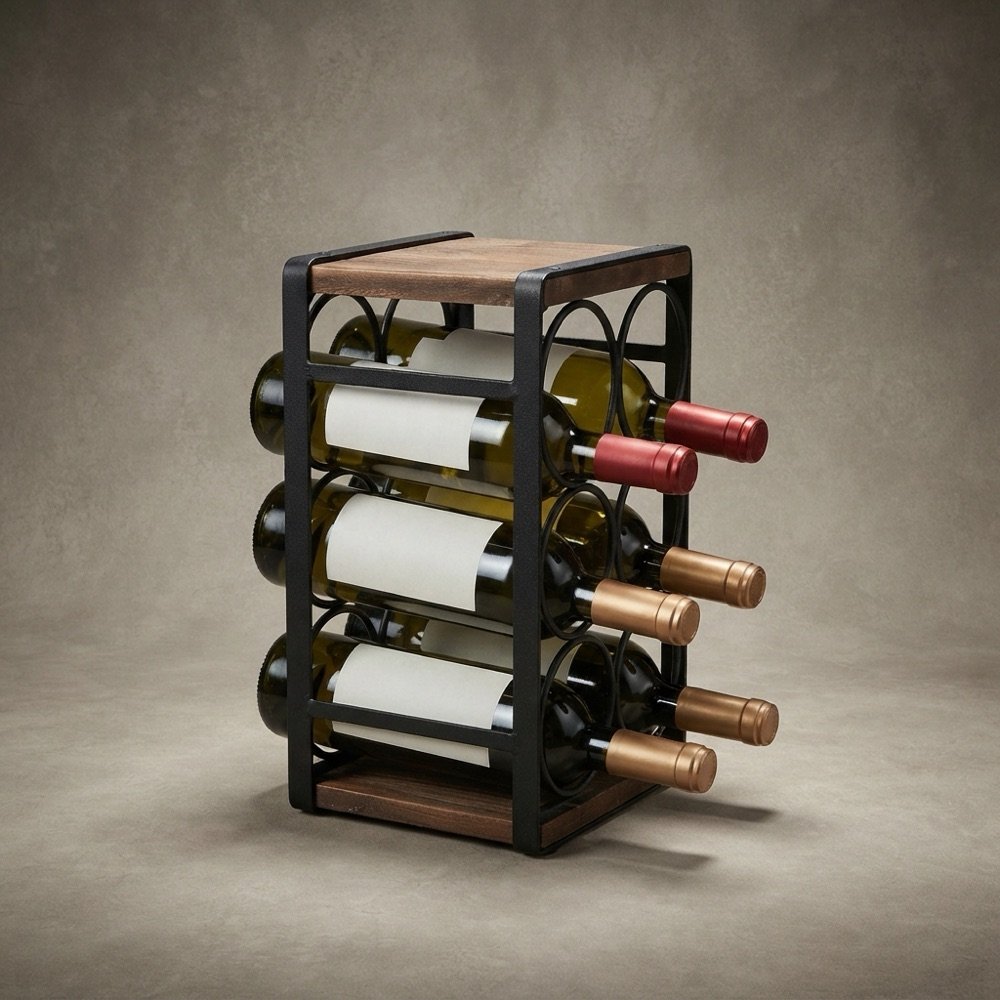 Casier Anneaux Bois & Métal · 6 — vue 3