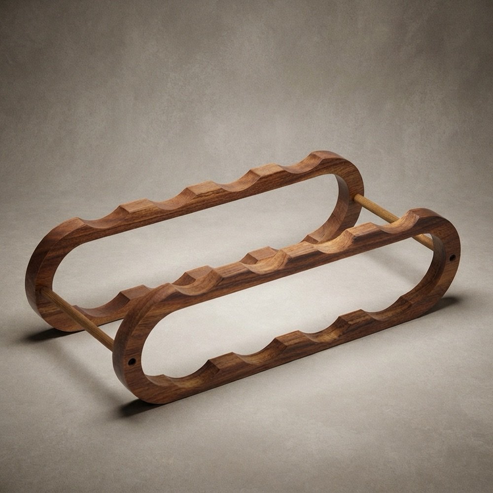 Casier Ovale Bambou — vue 3