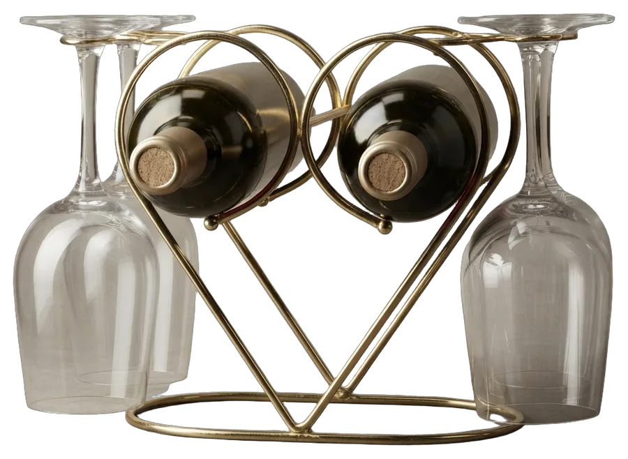 Cœur Bouteilles & Verres