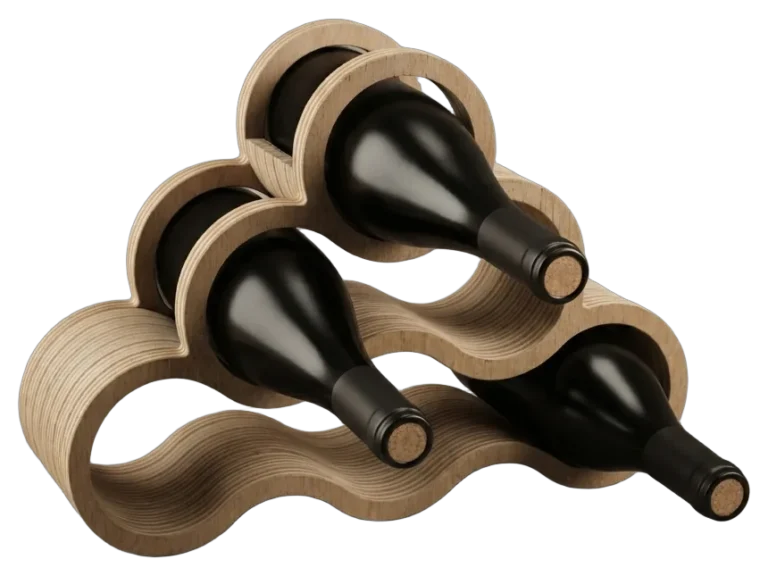 Présentoir Cercles Bois · 6