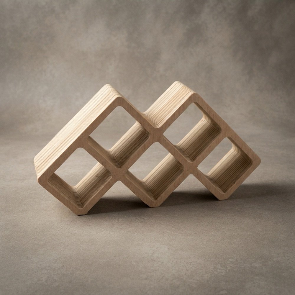 Présentoir Losange Bois · 6 — vue 2