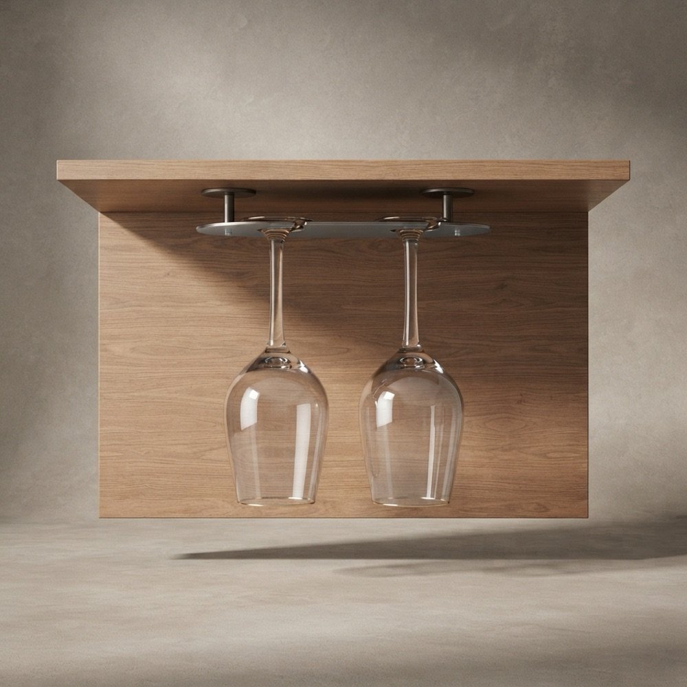 Rail Porte-Verres Suspendu — vue 2