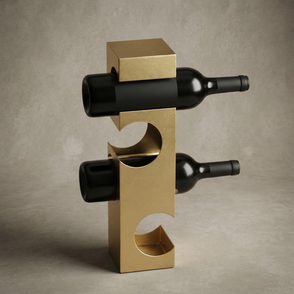Totem Géométrique Métal — vue 3